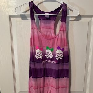 Women’s tie dye gulf shores tank top